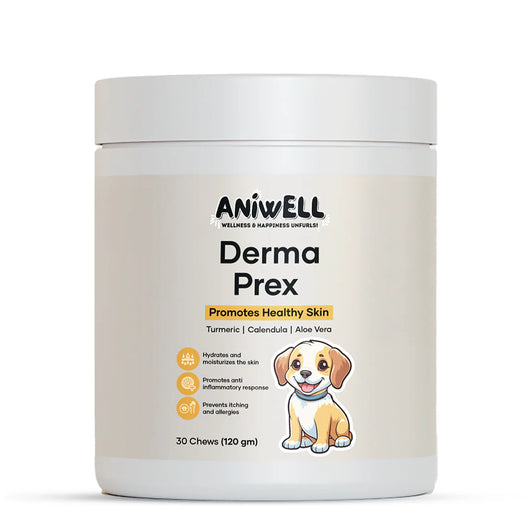 Aniwell DermaPrex: A New Age Natural Formula For Itching, Bald Spots, Inflammation, Paw Licking, & Allergy