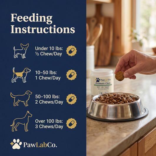 Probiotics for dogs – soft chews for gut & digestive health