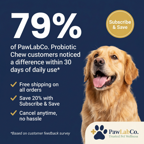 Probiotics for dogs – soft chews for gut & digestive health