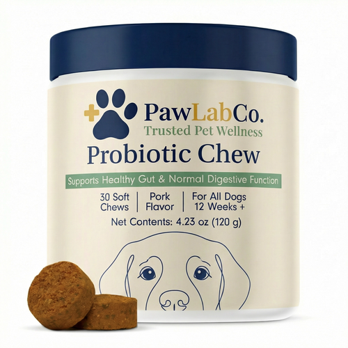 Probiotics for dogs – soft chews for gut & digestive health