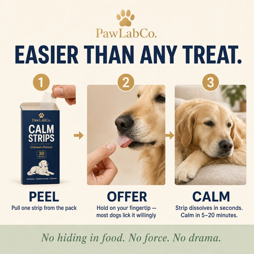 Calm Strips | Pet Anxiety Dissolving Oral Strips