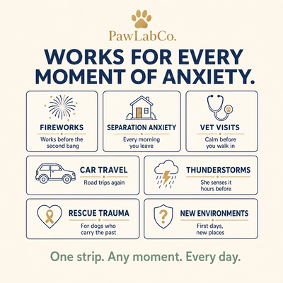 Calm Strips | Pet Anxiety Dissolving Oral Strips