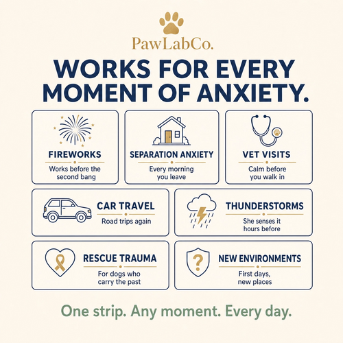 Calm Strips | Pet Anxiety Dissolving Oral Strips