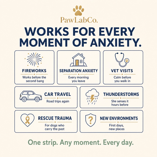 Calm Strips | Pet Anxiety Dissolving Oral Strips